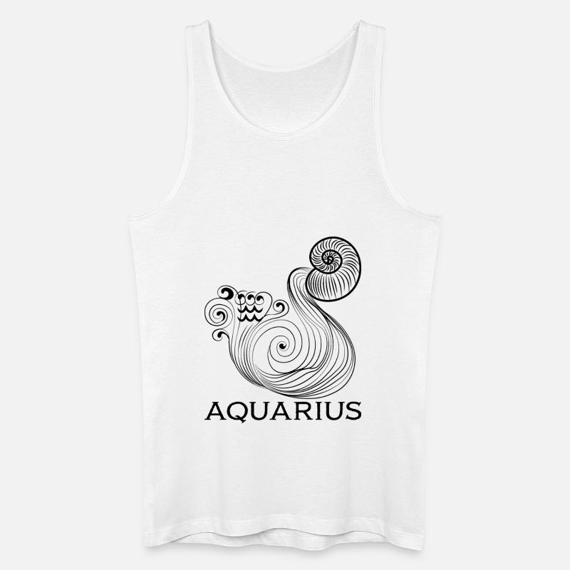 aquarius1s Zeichenfläche 1 - Männer Bio Tank Top - Weiß
