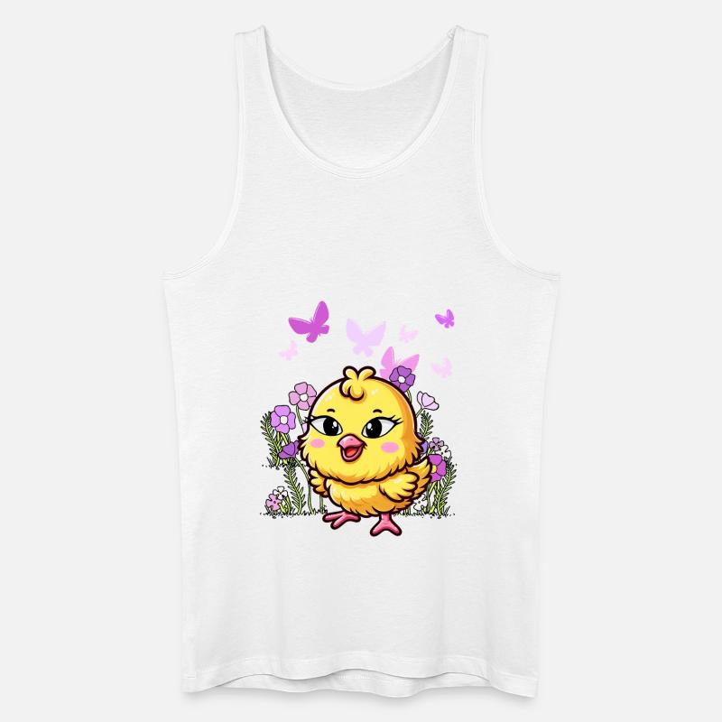 Küken Ostern Kind Kinder - Männer Bio Tank Top - Weiß