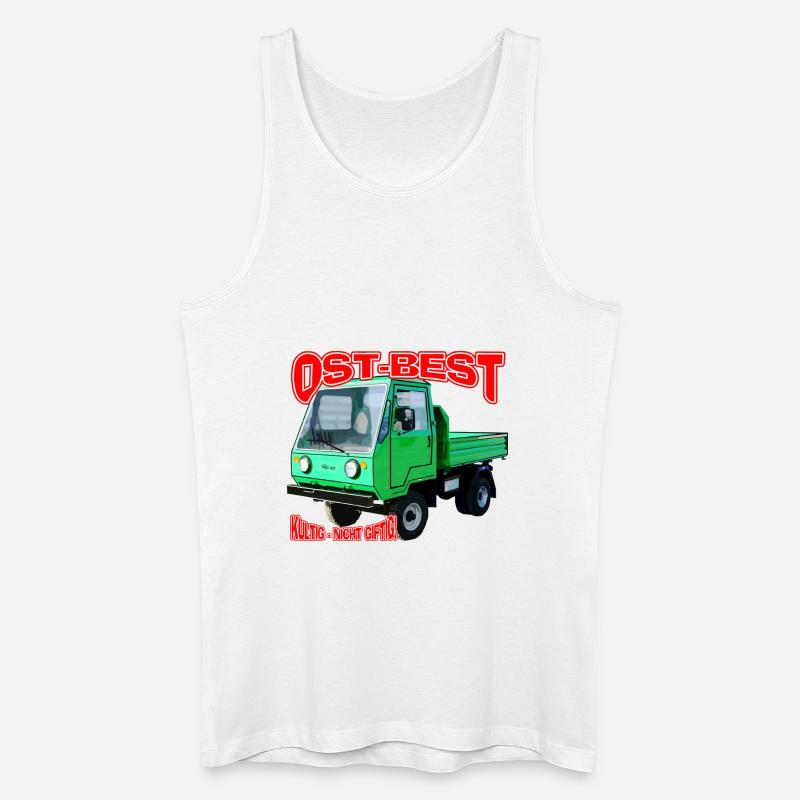 Multicar M25 bunt - Männer Bio Tank Top - Weiß