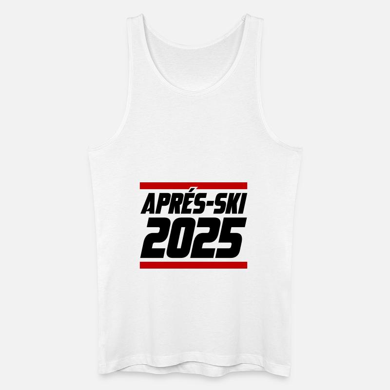 Apres Ski 2025 - Männer Bio Tank Top - Weiß
