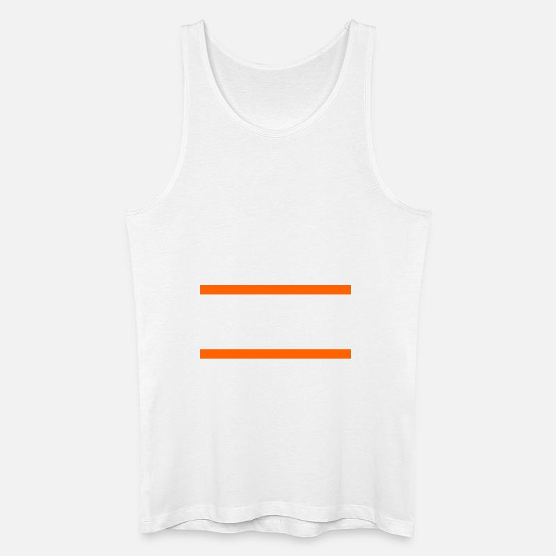 Freshman Year Bold Block Statement - Männer Bio Tank Top - Weiß