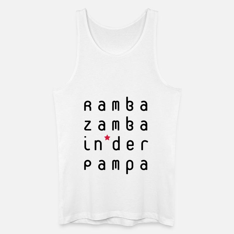 buerofraeulin-ramba-zamba - Männer Bio Tank Top - Weiß