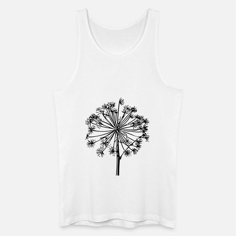 Pusteblume - Männer Bio Tank Top - Weiß