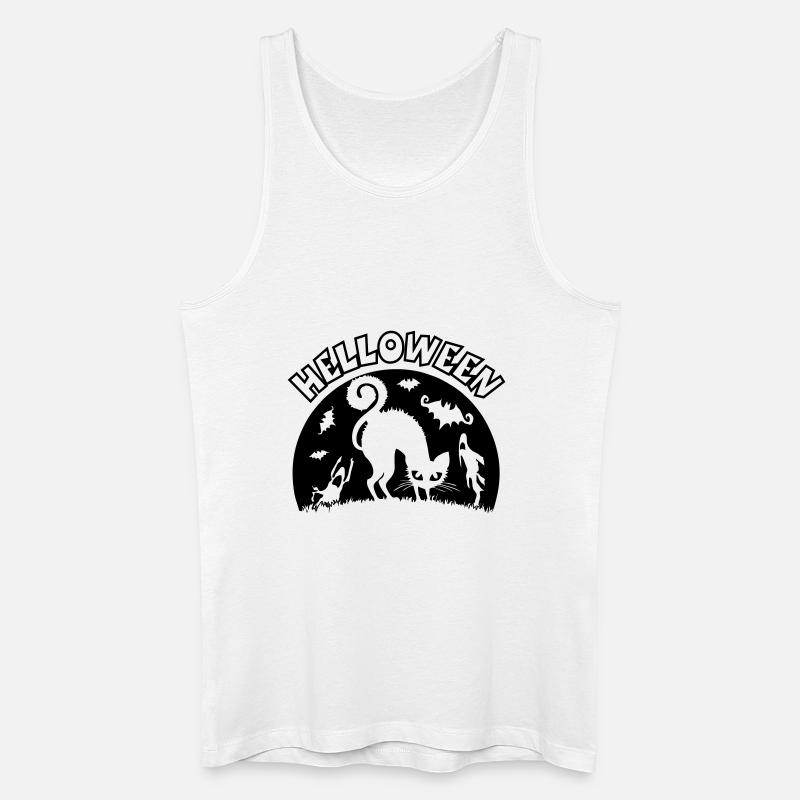 Helloween01 - Männer Bio Tank Top - Weiß