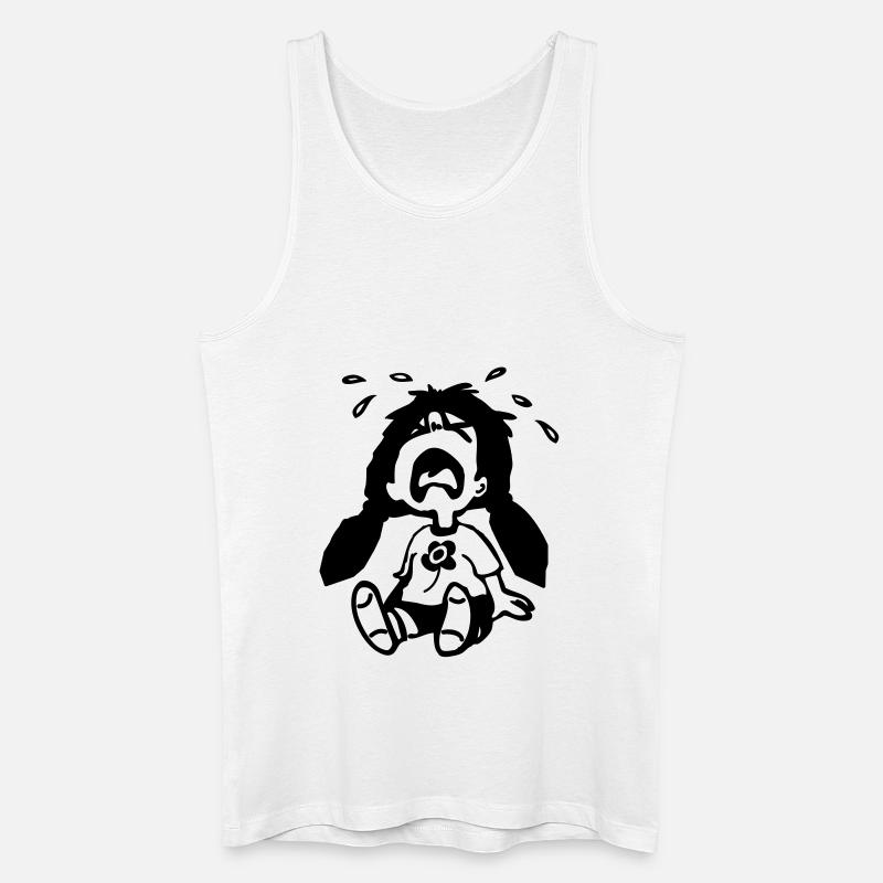 heulsuse - Männer Bio Tank Top - Weiß