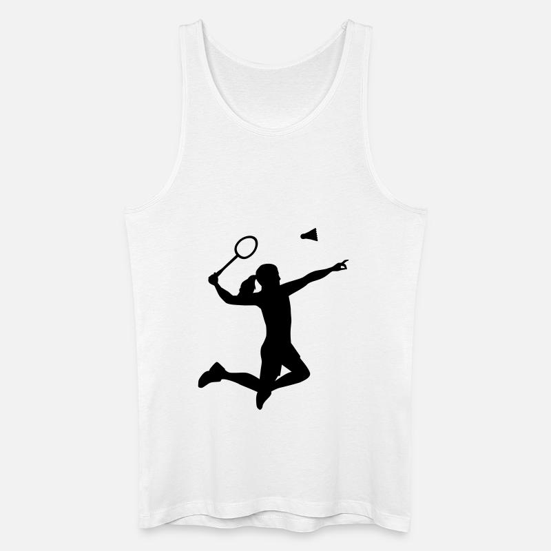 Badminton - Débardeur bio Homme - blanc