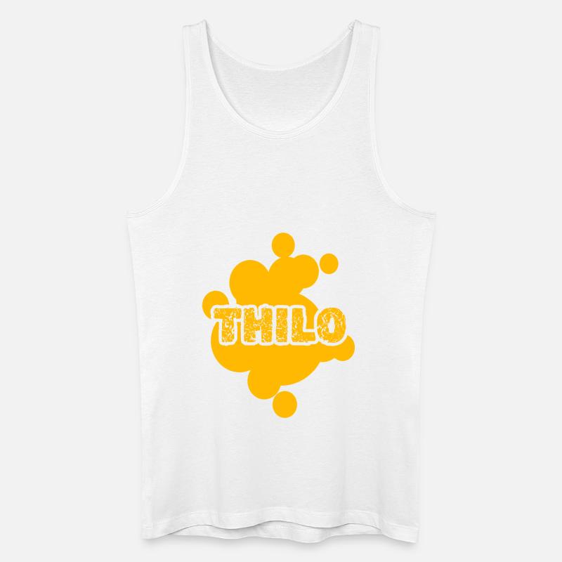 Maler Thilo - Männer Bio Tank Top - Weiß