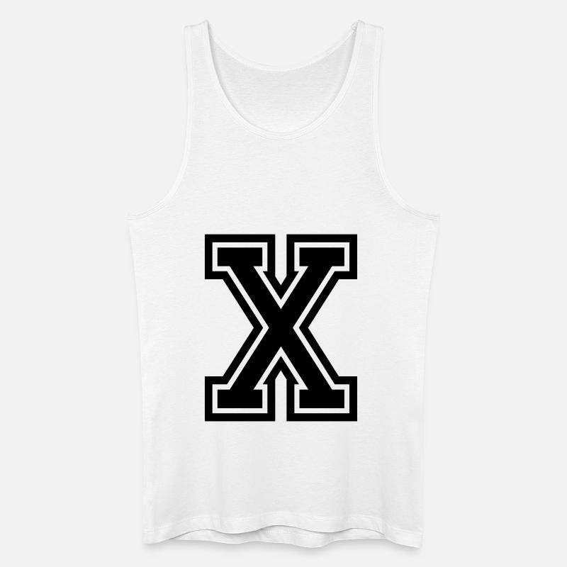 X - Männer Bio Tank Top - Weiß