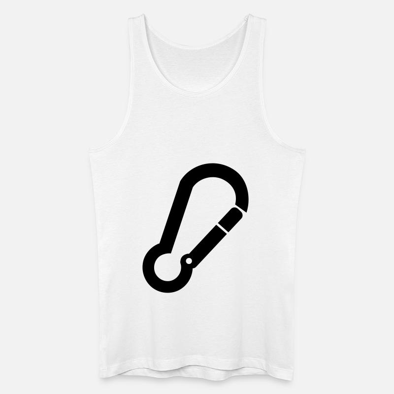 Klettern - Männer Bio Tank Top - Weiß