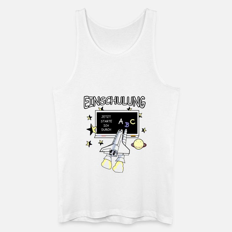 Einschulung - Männer Bio Tank Top - Weiß