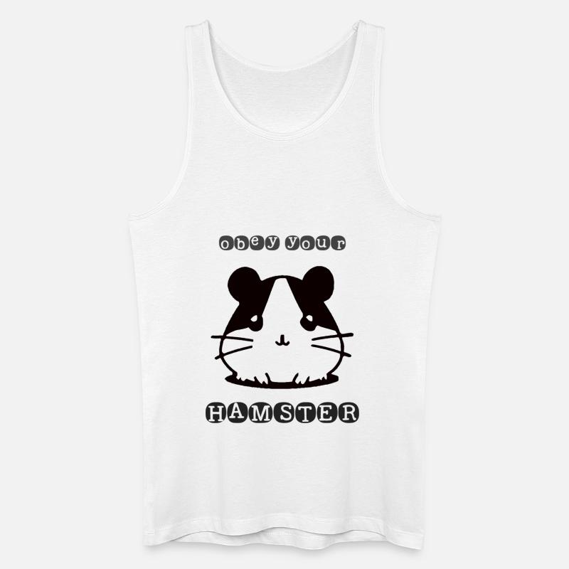 Obey your Hamster - Männer Bio Tank Top - Weiß