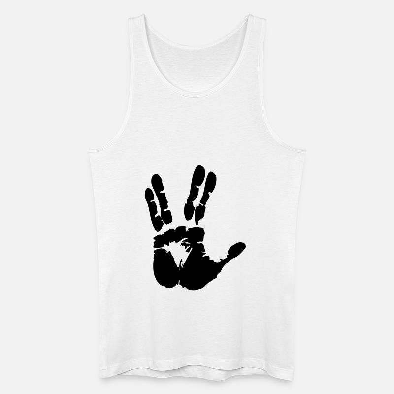 vulkanier_gruss - Männer Bio Tank Top - Weiß
