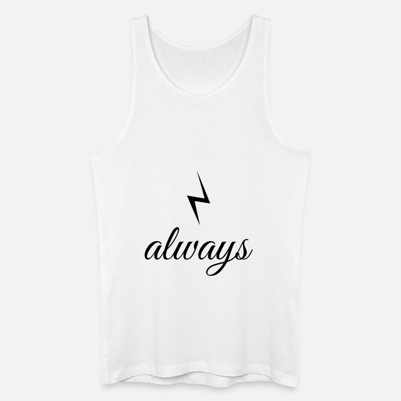 always - Männer Bio Tank Top - Weiß