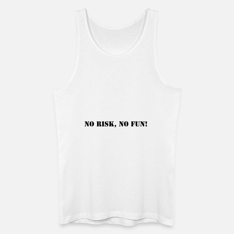 No risk no fun - Men’s Organic Tank Top - white