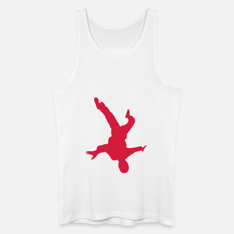 Freeflyer HeadDown - Männer Bio Tank Top - Weiß
