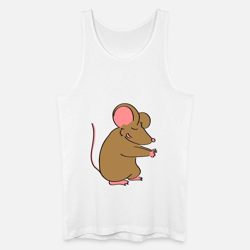 Mäusepaar Teil 2 - Männer Bio Tank Top - Weiß