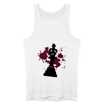 schach matt - Männer Bio Tank Top - Weiß - Vorne