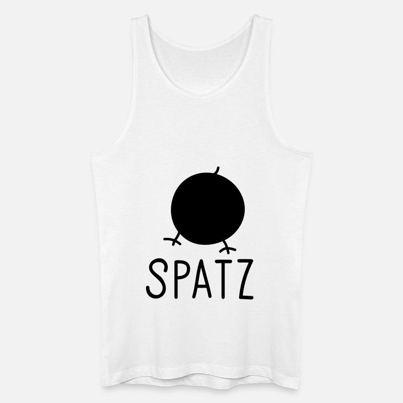 Spatz - Männer Bio Tank Top - Weiß