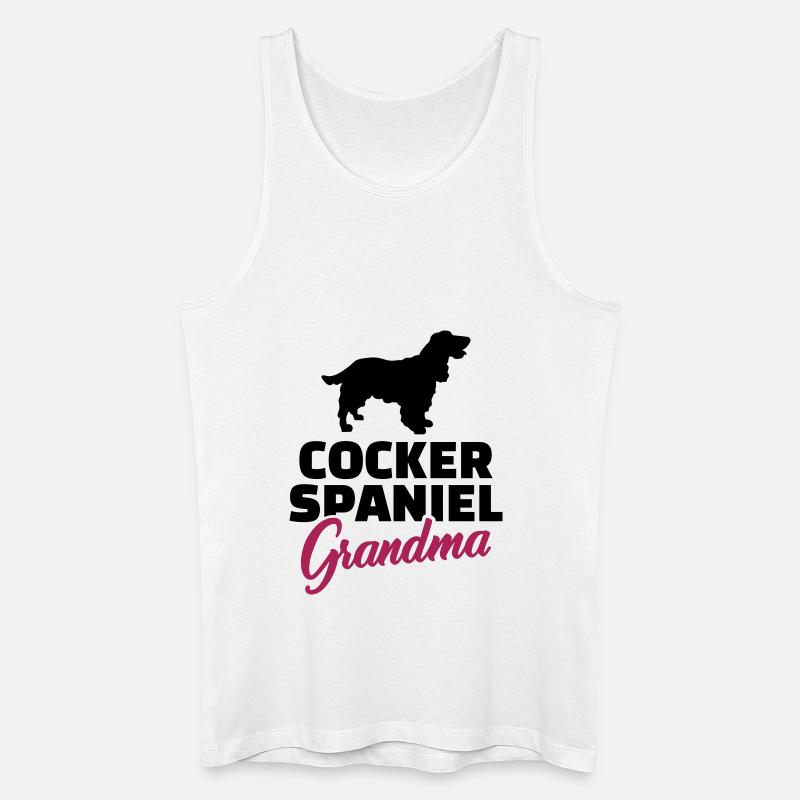 Cocker Spaniel - Männer Bio Tank Top - Weiß