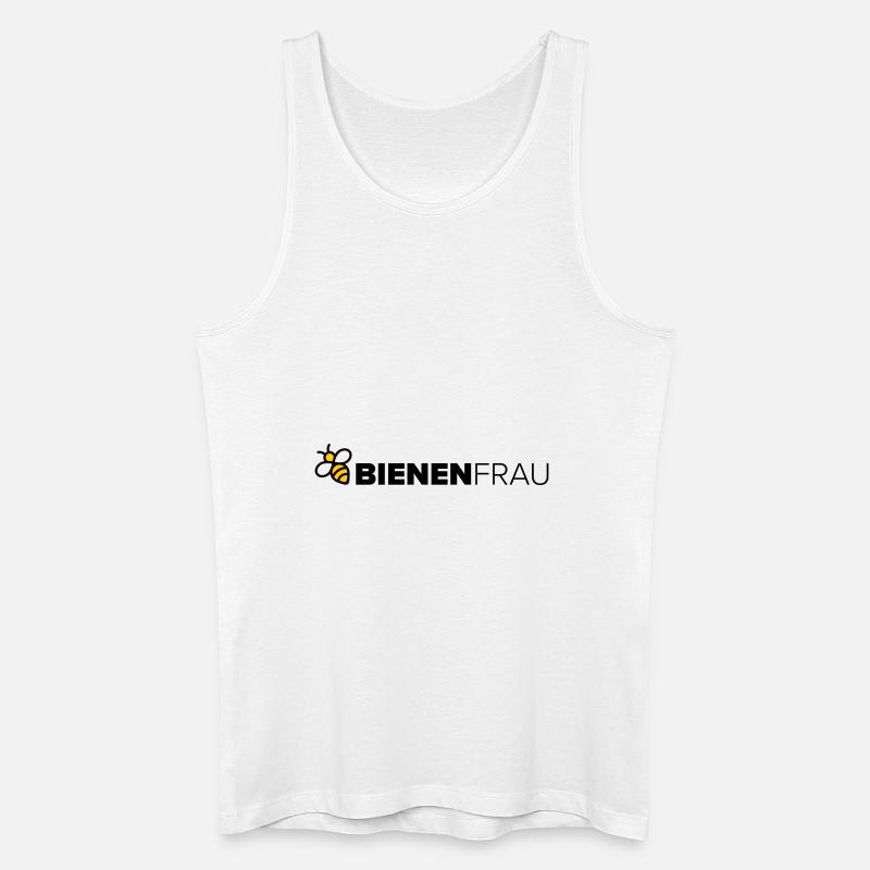 Bienenfrau - Männer Bio Tank Top - Weiß