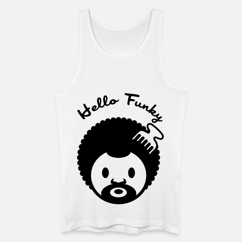 Hallo flippige - Männer Bio Tank Top - Weiß