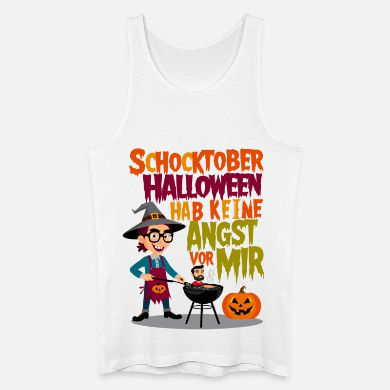 Schocktober Halloween - Männer Bio Tank Top - Weiß