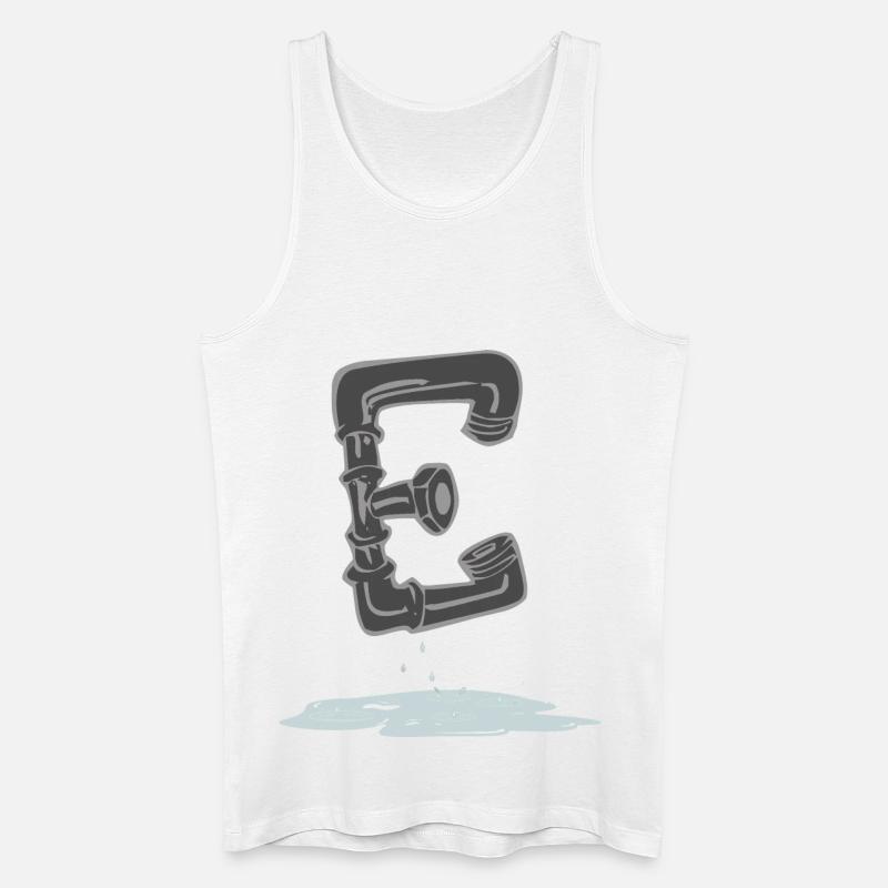 rohr e - Männer Bio Tank Top - Weiß