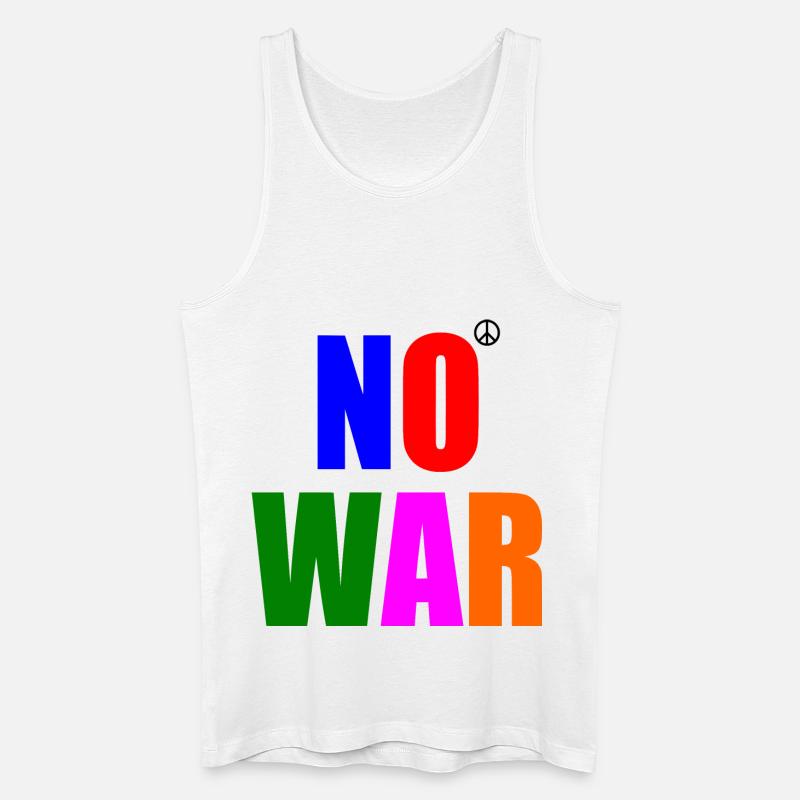 No war - Männer Bio Tank Top - Weiß