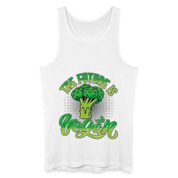 The future is vegan - Men’s Organic Tank Top - white - Front