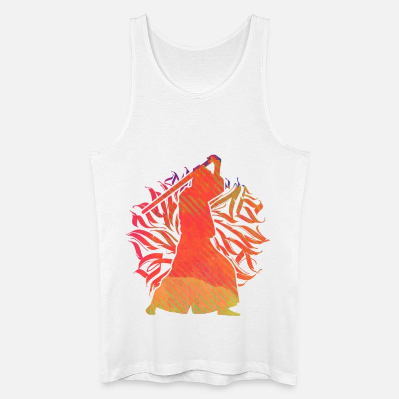 Aikido - Männer Bio Tank Top - Weiß