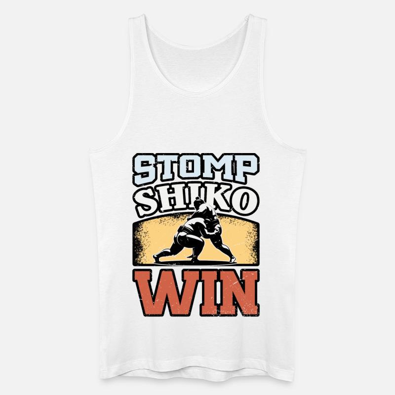 Stomp Shiko Win - Männer Bio Tank Top - Weiß