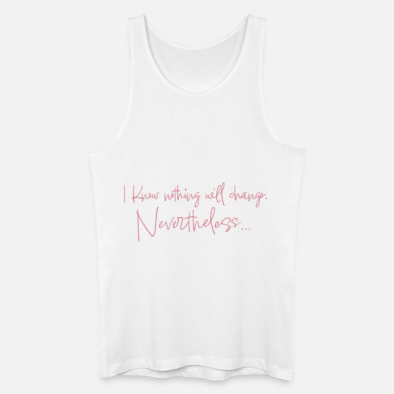 dennoch - Männer Bio Tank Top - Weiß