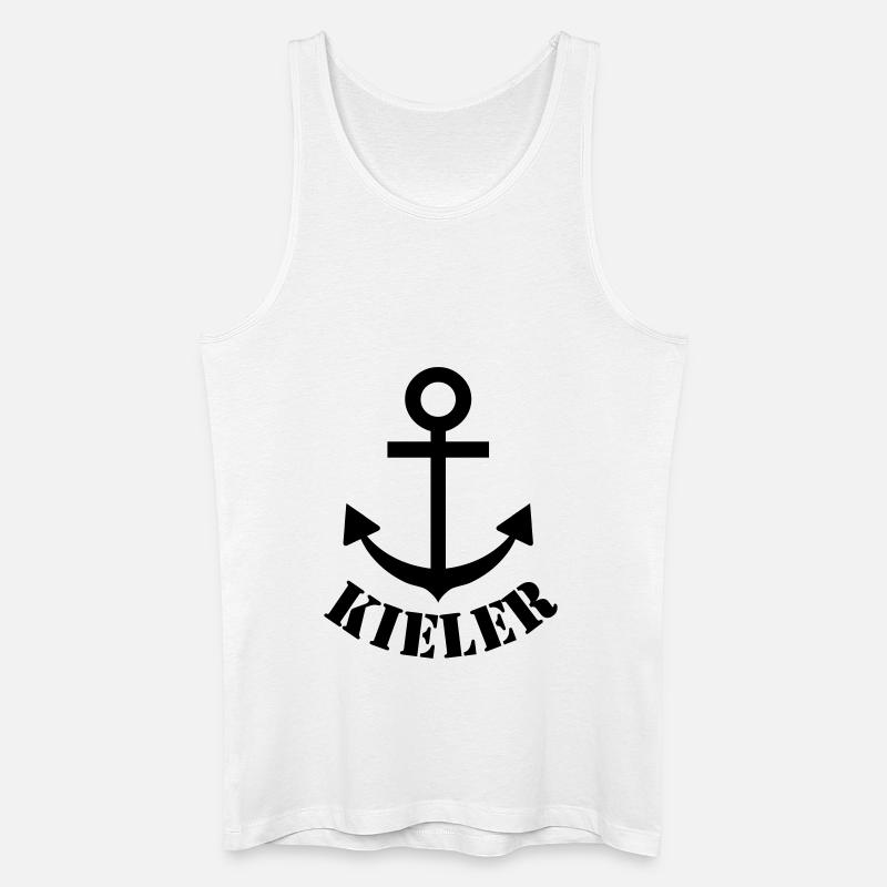 kieler - Männer Bio Tank Top - Weiß