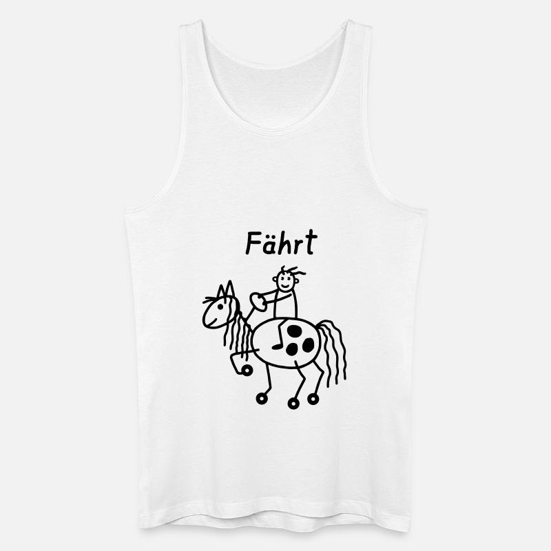 Fährt - Männer Bio Tank Top - Weiß