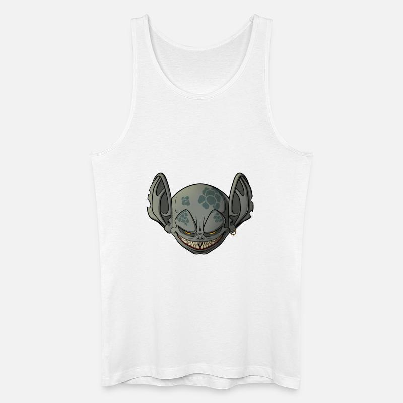 Gremlin - Männer Bio Tank Top - Weiß