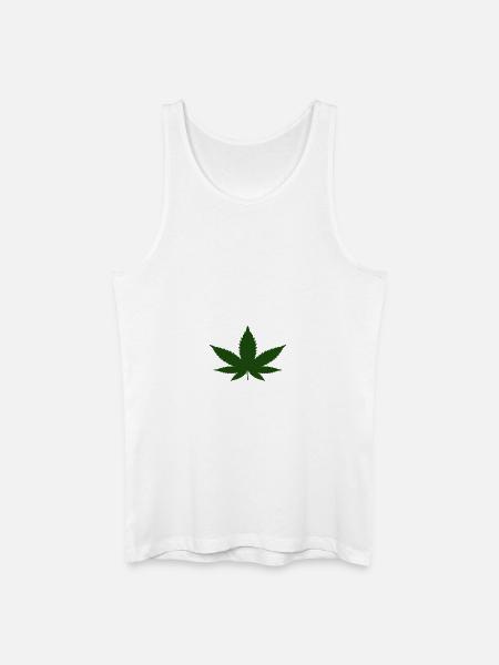 marijuana - Men’s Organic Tank Top - white