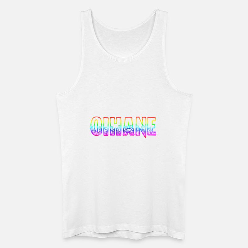 oihane rs regenbogen - Männer Bio Tank Top - Weiß