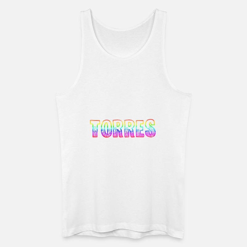 torres rs regenbogen - Männer Bio Tank Top - Weiß