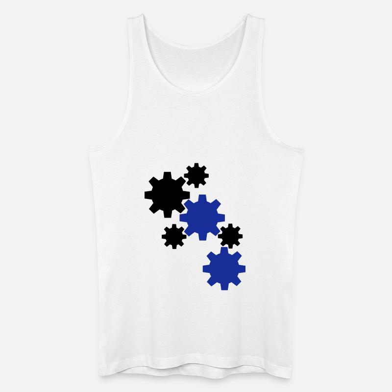 Robotics - Männer Bio Tank Top - Weiß