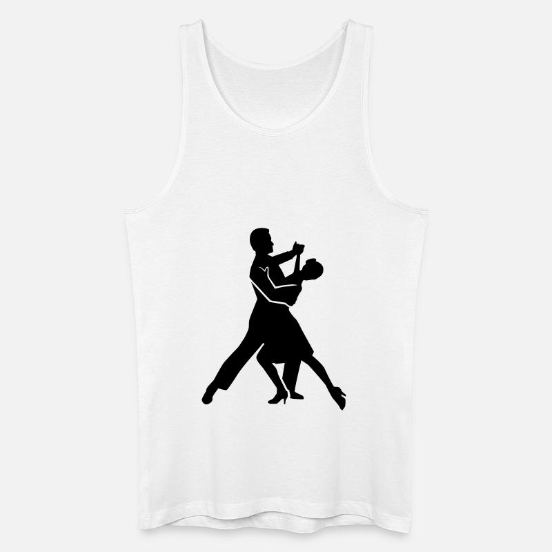 Foxtrott - Männer Bio Tank Top - Weiß