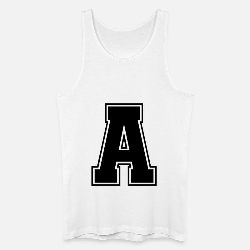 a_symbol - Männer Bio Tank Top - Weiß