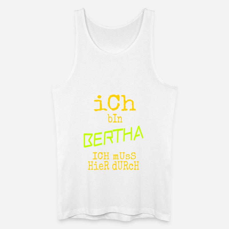 Bertha Bertha - Männer Bio Tank Top - Weiß
