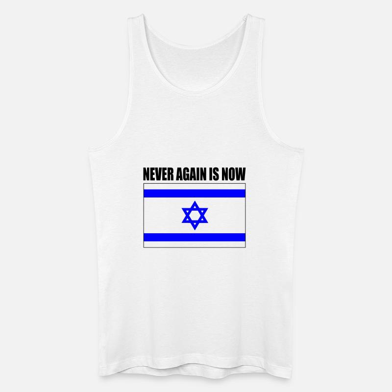 Never again is now - Männer Bio Tank Top - Weiß