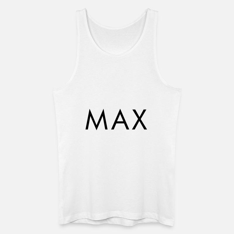 MAX - Männer Bio Tank Top - Weiß