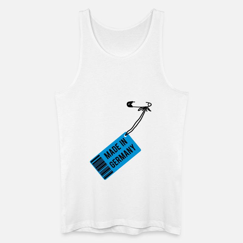 Made in Germany - Männer Bio Tank Top - Weiß