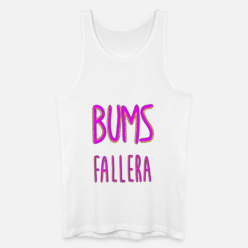 Bumsfallera Bums Fallera - Männer Bio Tank Top - Weiß