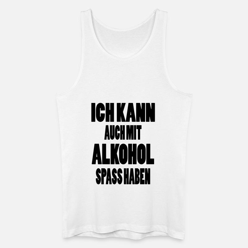 spass - Männer Bio Tank Top - Weiß