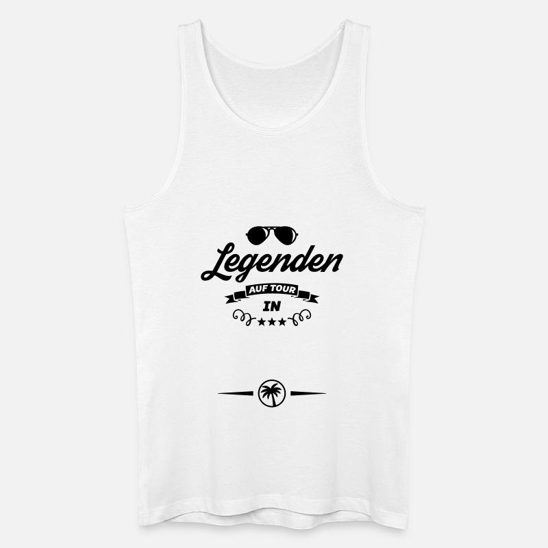 vorlage legenden tour - Männer Bio Tank Top - Weiß