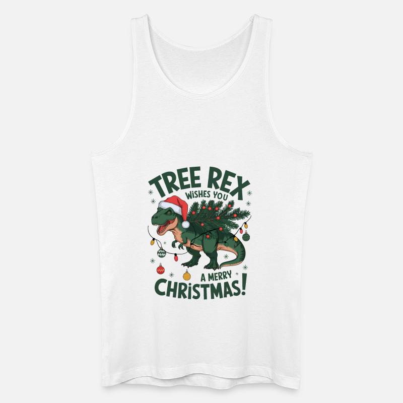 Baum Rex - Männer Bio Tank Top - Weiß