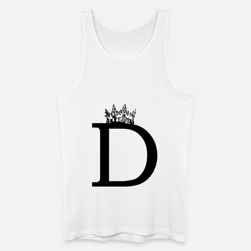 couronne D - Débardeur bio Homme - blanc